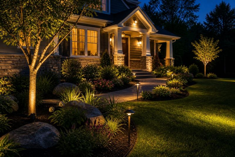 Courtyard Light Installation in Denver, CO