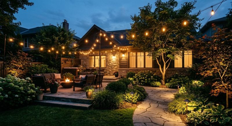 Courtyard Light Installation in Denver County, CO