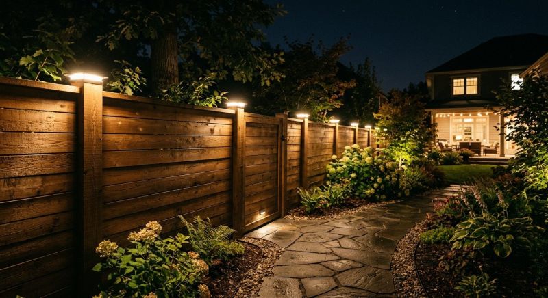 Fence Lighting Installation in Kansas City, MO