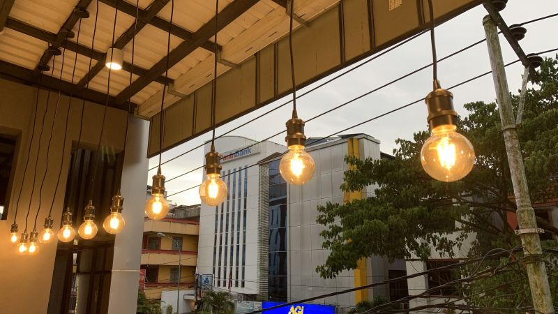 Courtyard Light Installation in Denver, CO
