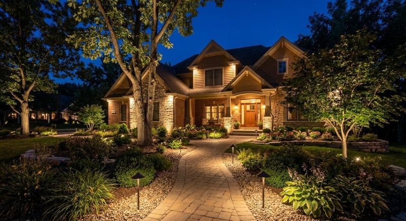 Driveway Lighting Installation in Orem, UT