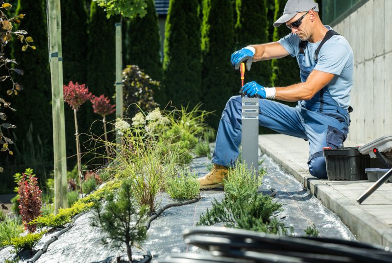 Garden Lighting Installation in Overland Park, KS
