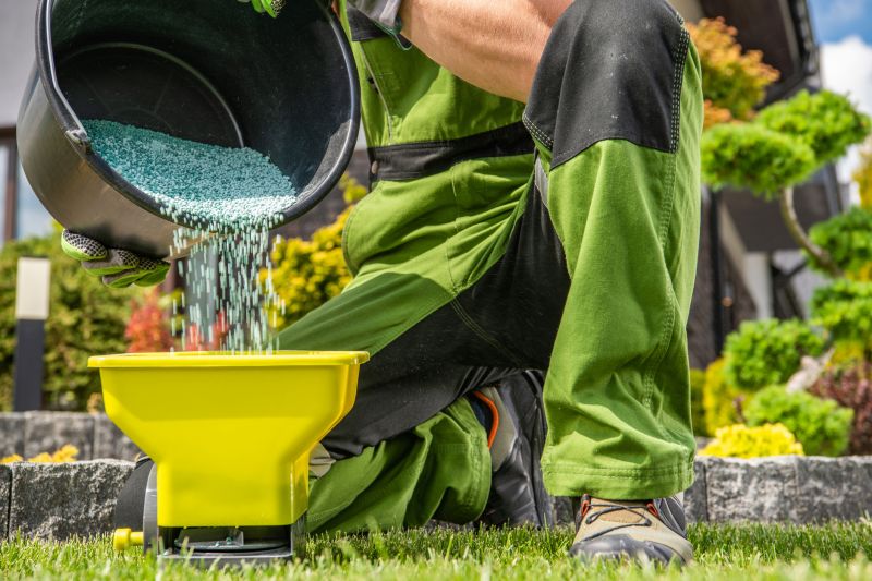 Applying Lawn Fertilizer